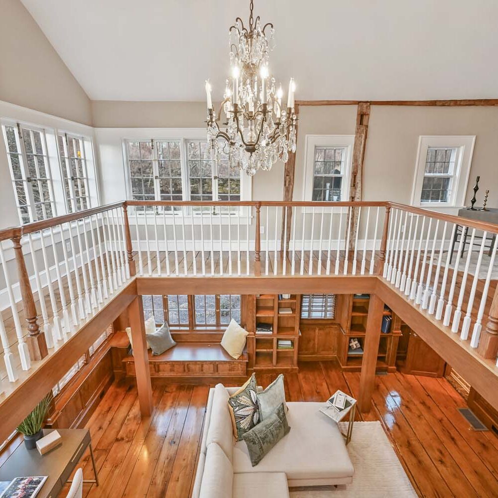 Colonial Architecture Mezzanine Estate Three Levels