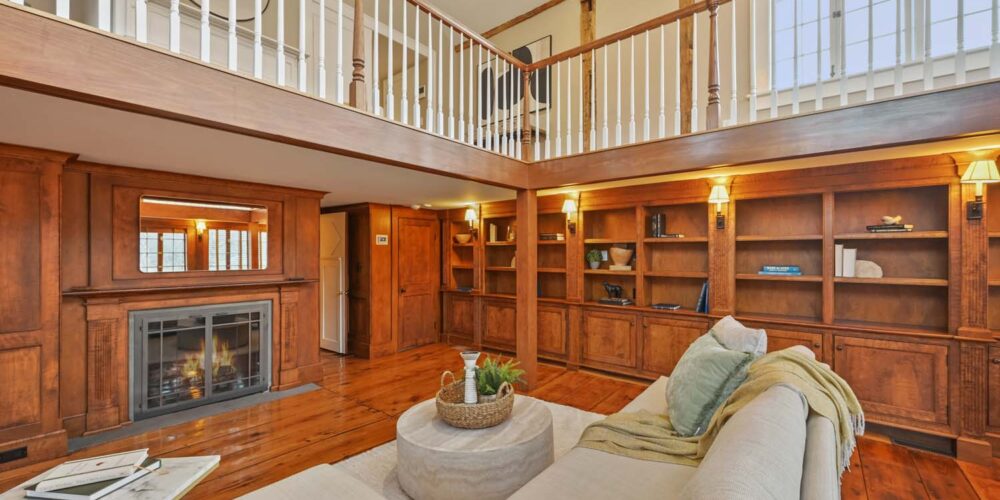 Historic Connecticut Library Custom Millwork Built-Ins