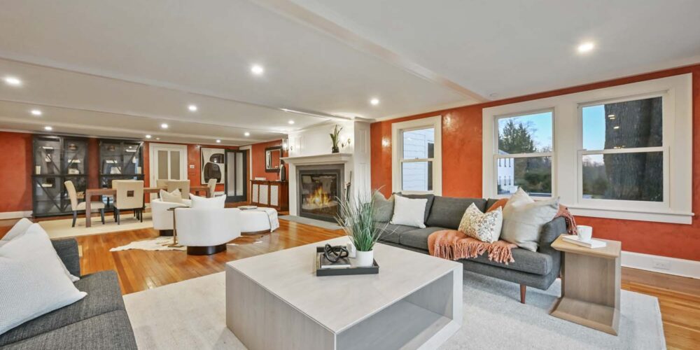 Luxury Living Room Roadside Estate