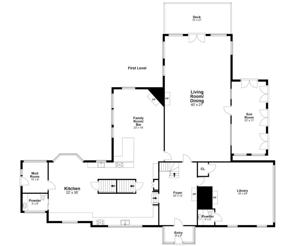 Roadside Estate Floor Plan Main Level